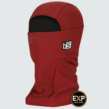 Expedition Hood Balaclava | Solids BlackStrap Maroon #color_maroon