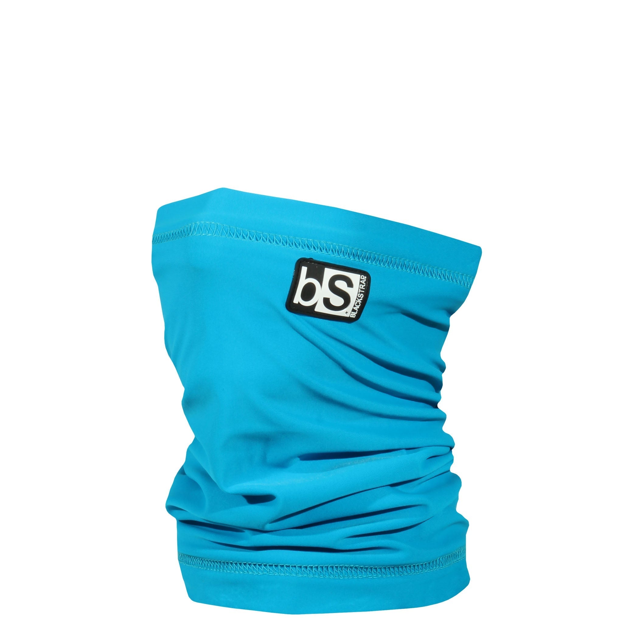 Kids' Dual Layer Tube Neck Warmer | Solids BlackStrap Turquoise  